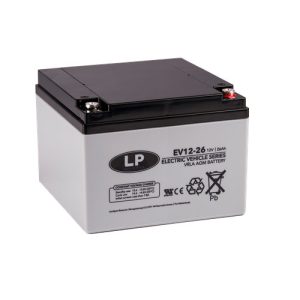LAndport EV12-26 12 V 26 Ah bal +  elektromos járművekbe