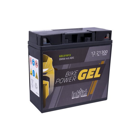 Intact GEL 51913 12 V 21 Ah 300 A  jobb + (BMW +ABS)