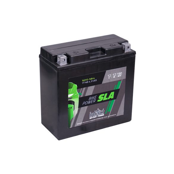 Intact  12 V 12 Ah 190 A  bal + (YT14B-4)