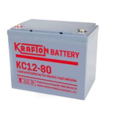 Krafton 12 V 80 Ah bal + kerekesszék akkumulátor