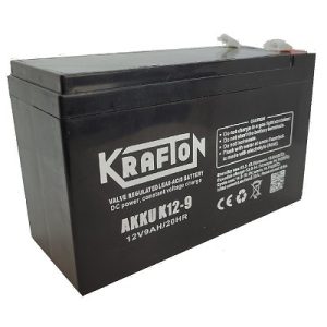 KRAFTON 12 V 9 Ah szünetmentes akkumulátor