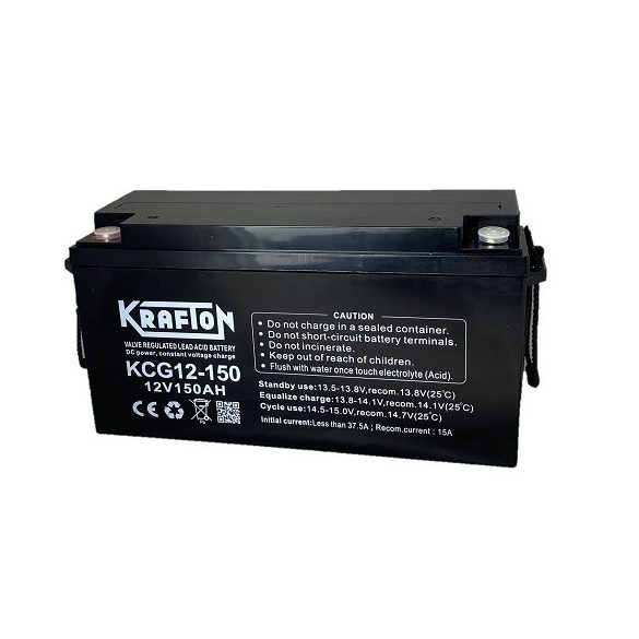 Krafton KCG12-150   12 V 150 Ah bal +