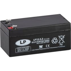 LP 12 V 3,2 Ah szünetmentes akkumulátor