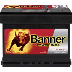 Banner Power Bull P6219 12 V 62 Ah 550 A jobb +