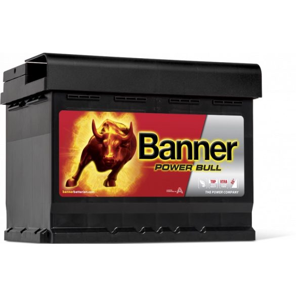 Banner Power Bull P6219 12 V 62 Ah 550 A jobb +