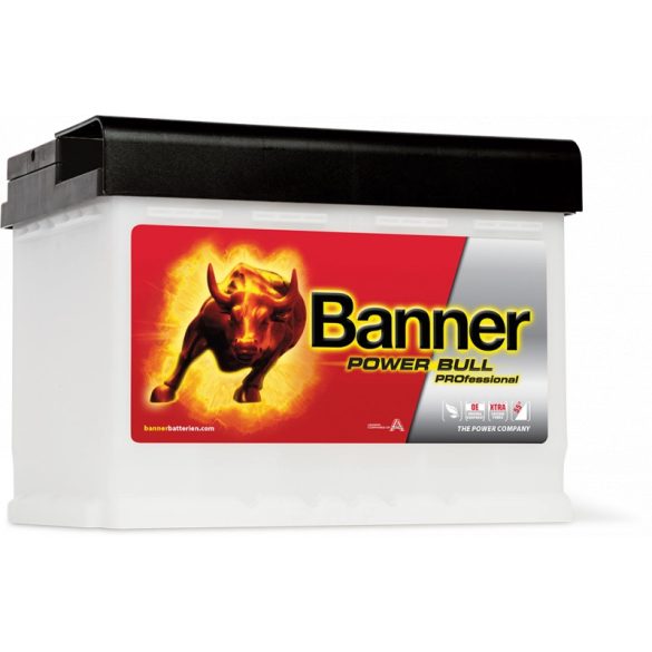 Banner Power Bull Professional P6340 12 V 63 Ah 620 A jobb+