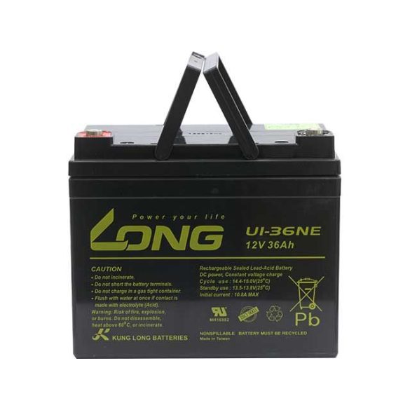 LONG/GLOBE 12 V 36 Ah kerekesszék akkumulátor