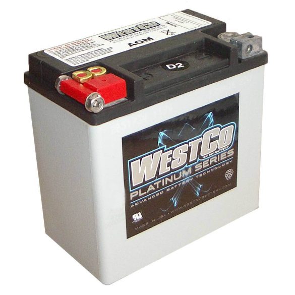 WESTCO AGM  WCP14 12 V 12 Ah 220 A bal + motor akkumulátor
