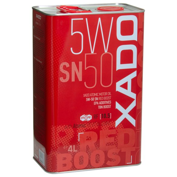 XADO 5W-50 SN RED BOOST motorolaj 4 liter