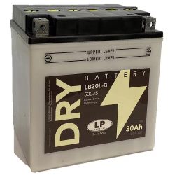 LANDPORT YB30L-B 12 V 30 Ah 300 A jobb +