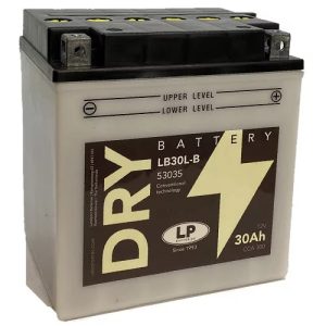 LANDPORT YB30L-B 12 V 30 Ah 300 A jobb +