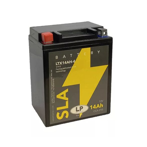Landport YTX14Ah-4 12 V 14 Ah 210 A bal + (YB14-A2,YB14-B2)