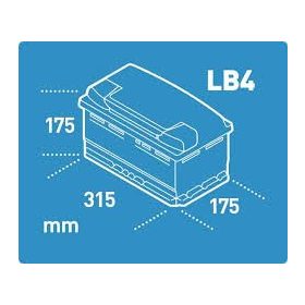 12 V 80-90 Ah 315 mm Eu