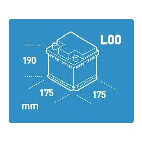 12 V 40-44 Ah 175*175*190 mm