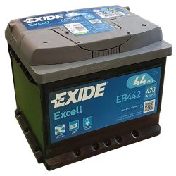 Exide Excell 12V 44 Ah 420A jobb+