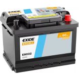 Exide Excell 12 V 60 Ah 540 A jobb+