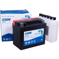 EXIDE ETX12-BS  (YTX12-BS) 12 V 10 Ah 150 A  bal+
