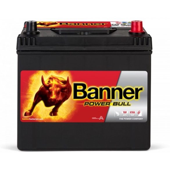 Banner Power Bull 12 V 60 Ah 510 A jobb + P6068 akkumulátor