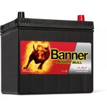 Banner Power Bull 12 V 60 Ah 510 A jobb + P6068 akkumulátor