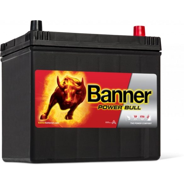 Banner Power Bull 12 V 60 Ah 510 A jobb + P6068 akkumulátor