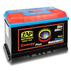 ZAP Energy Plus munka akkumulátor 12 V 80 Ah Jobb+